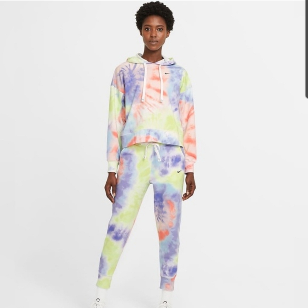 Nike Tie Dye Hoodie And Jogger Matching Set Size S